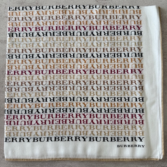 Burberry Multicolor Logo Scarf - Picture 1 of 5